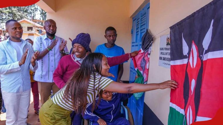 Kirinyaga woman rep Njeri Maina commissions PwD dormitory, issues NGAF cheques in county drive