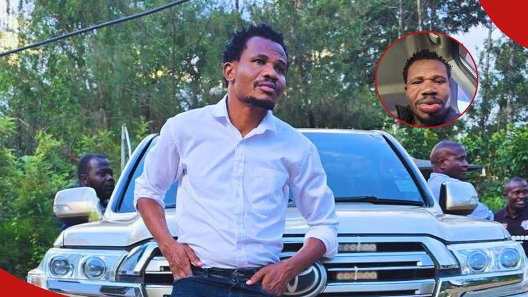 Peter Salasya shares update after sharing photos with swollen lip