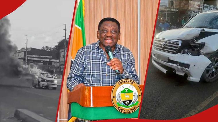 James Orengo speaks after his car is torched during impromptu Migori visit: "Unbwogable"