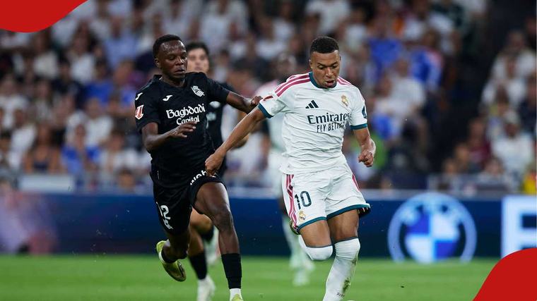 Job Ochieng: Harambee Stars winger plays against Real Madrid at Santiago Bernabeu