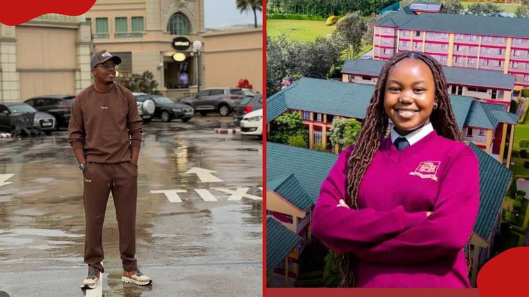 Abel Mutua says he pays KSh 1.5m as fees for daughter in Brookhurst International School