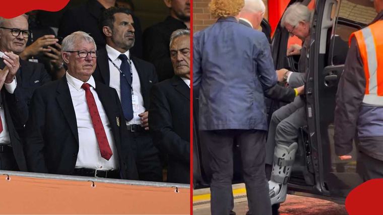 Why Sir Alex Ferguson wore a protective boot during Manchester United vs Ipswich Town