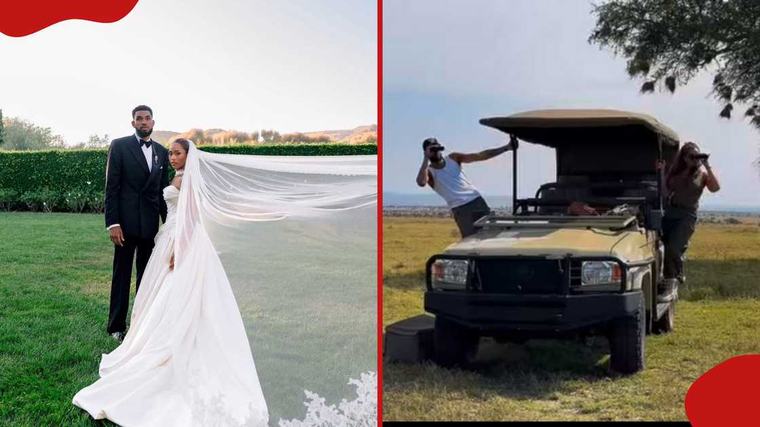 New York Knicks’ Karl-Anthony Towns and wife Jordyn visit Kenya for honeymoon