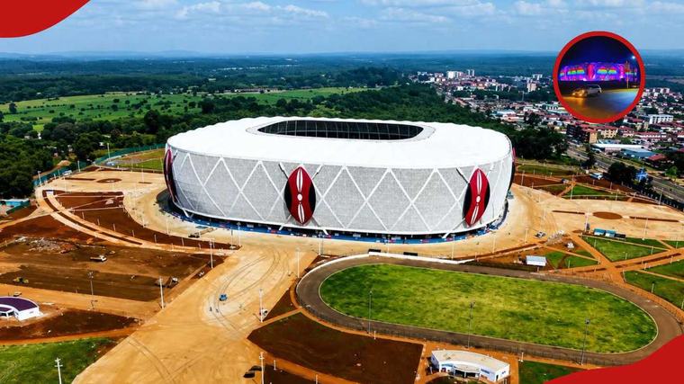 Talanta Stadium: Mixed reactions as video shows stadium lit up at night