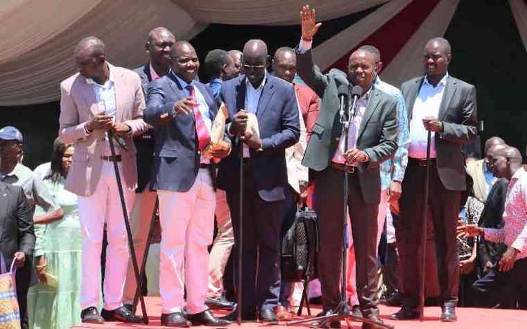 Spare no one in war against goons, Kindiki tells Murkomen