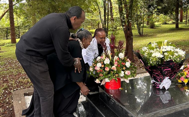 Citizen TV’s Jeff Koinange Visits Father’s Grave 60 Years Later