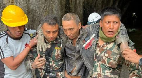 Chinese national rescued from Nepal tunnel 10 days after flash flood