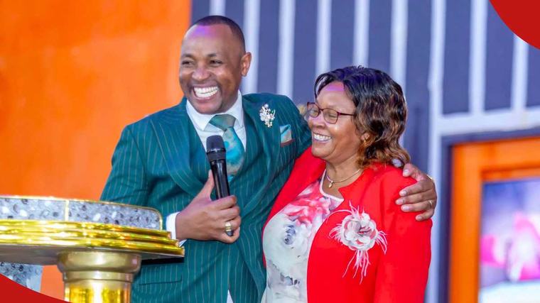 Muthee Kiengei lovingly introduces wife’s mum during sermon:"quote"