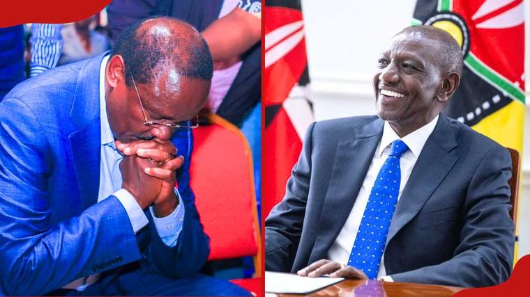 Kalonzo Musyoka admits Ruto is building tarmac roads in his Ukambani backyard: "Nimeona anaweka lami"