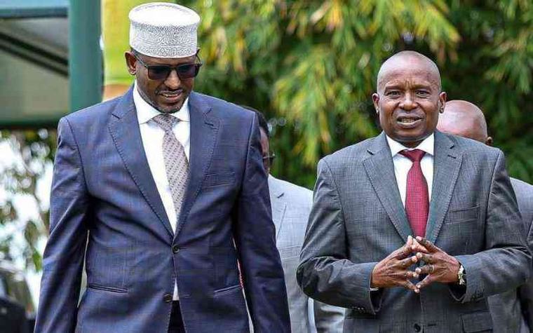 VIDEO: Kindiki angry after security blocks Wajir governor from using DP's podium