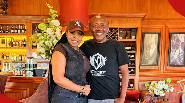 Baby Top leaks Maina Kageni's relationship status after meeting him