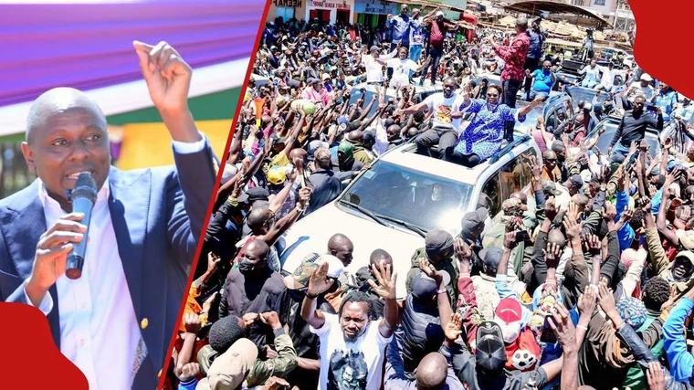 Kimani Ichung'wah downplays Linda Mwananchi Kiirua turnout, claims only 20 attended rally