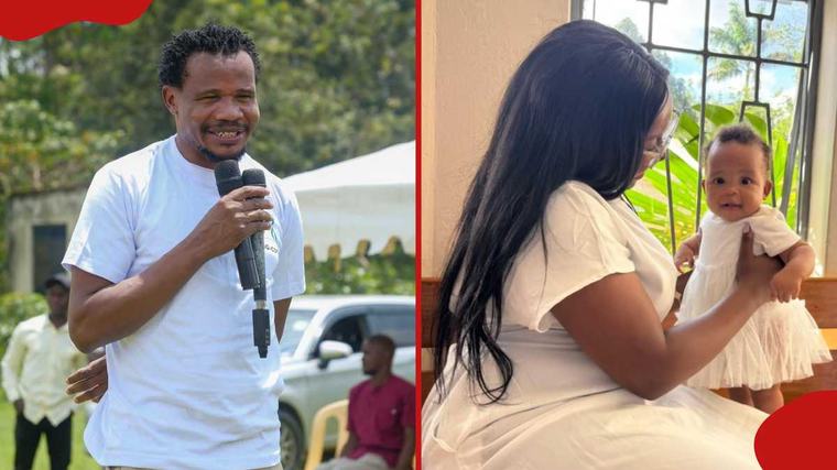 Peter Salasya pampers baby mama with love, shares photo: “Mama Amelia”